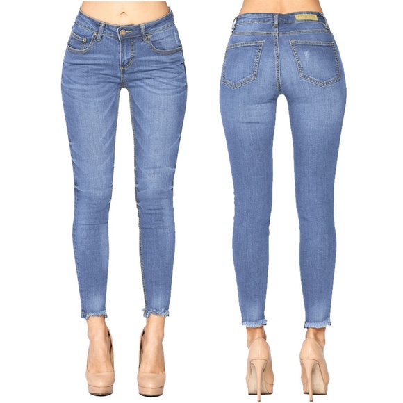 Stretchy Skinny Jeans, Women Denim Jeans - Picture 1 of 8